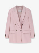 Max Mara Women's Mohair and Silk Blend Ombrosa Blazer Beige