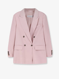 Max Mara Women's Mohair and Silk Blend Ombrosa Blazer Beige