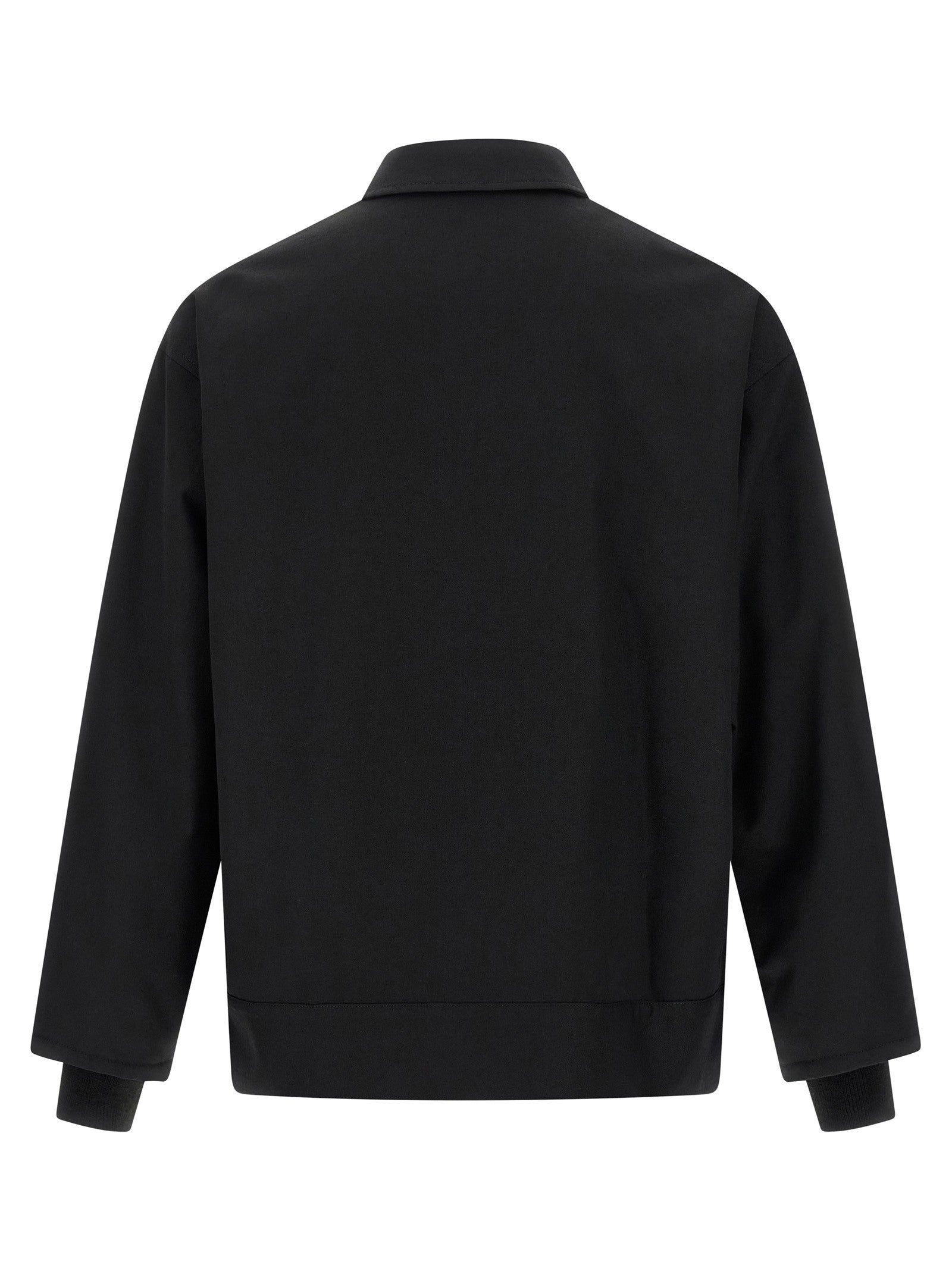 Comme Des Garҫons Homme Wool Overshirt Black