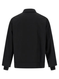 Comme Des Garҫons Homme Wool Overshirt Black