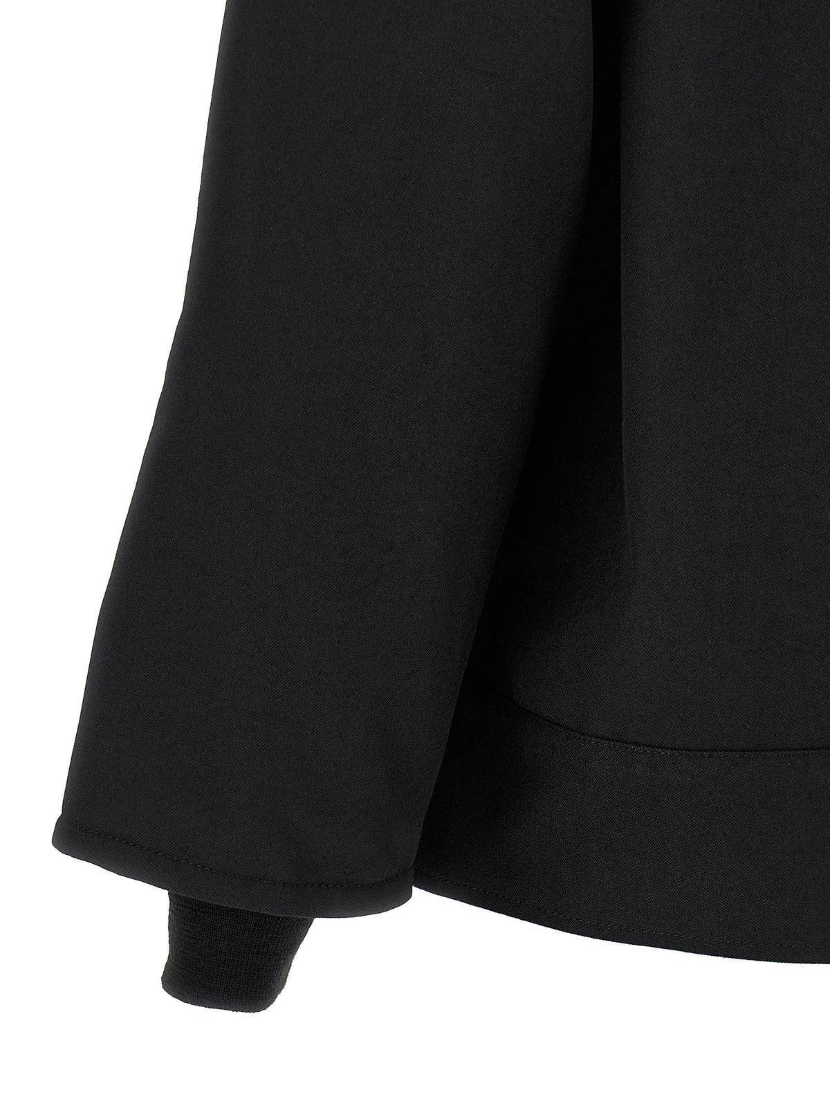 Comme Des Garҫons Homme Wool Overshirt Black