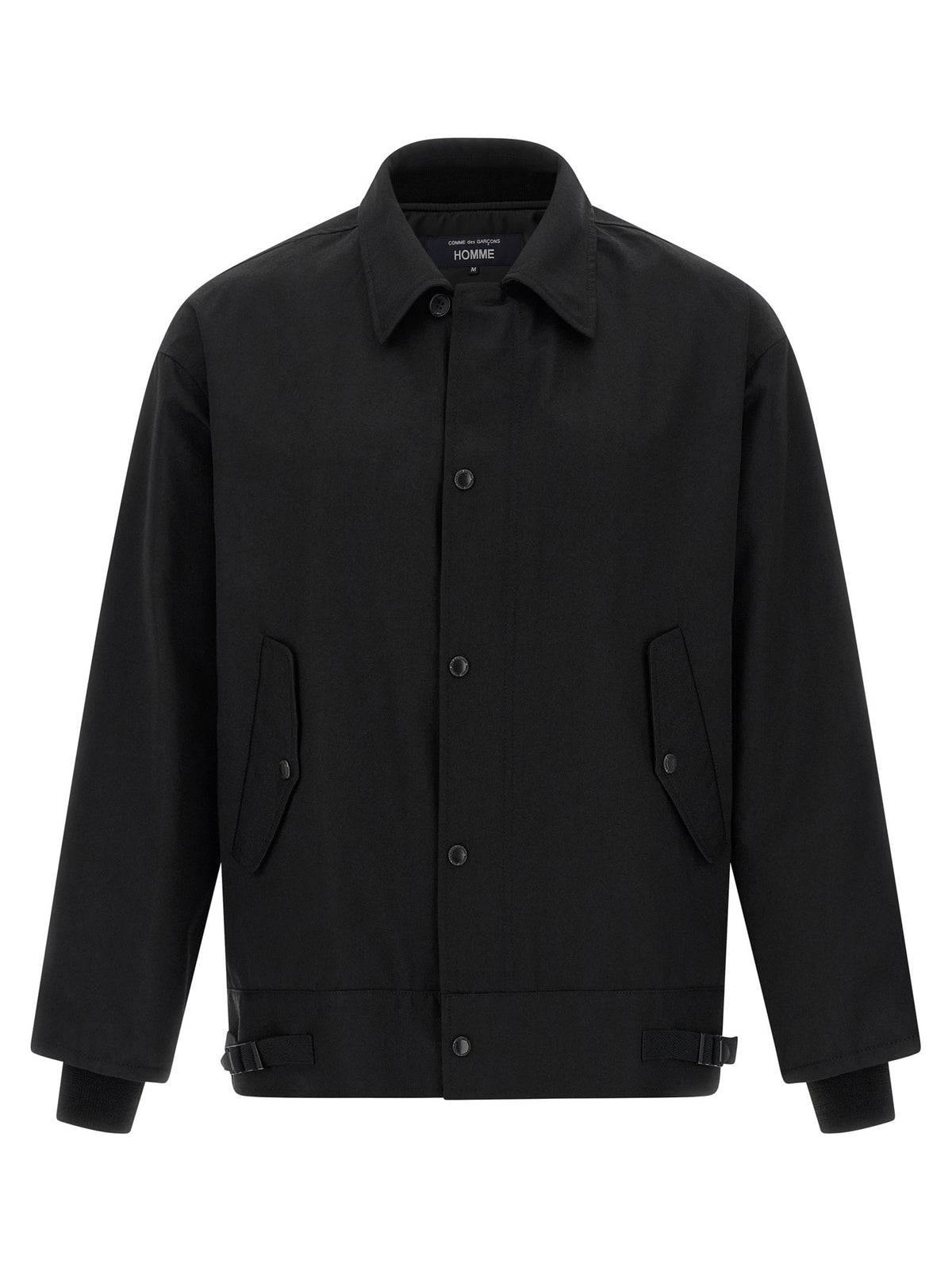 Comme Des Garҫons Homme Wool Overshirt Black
