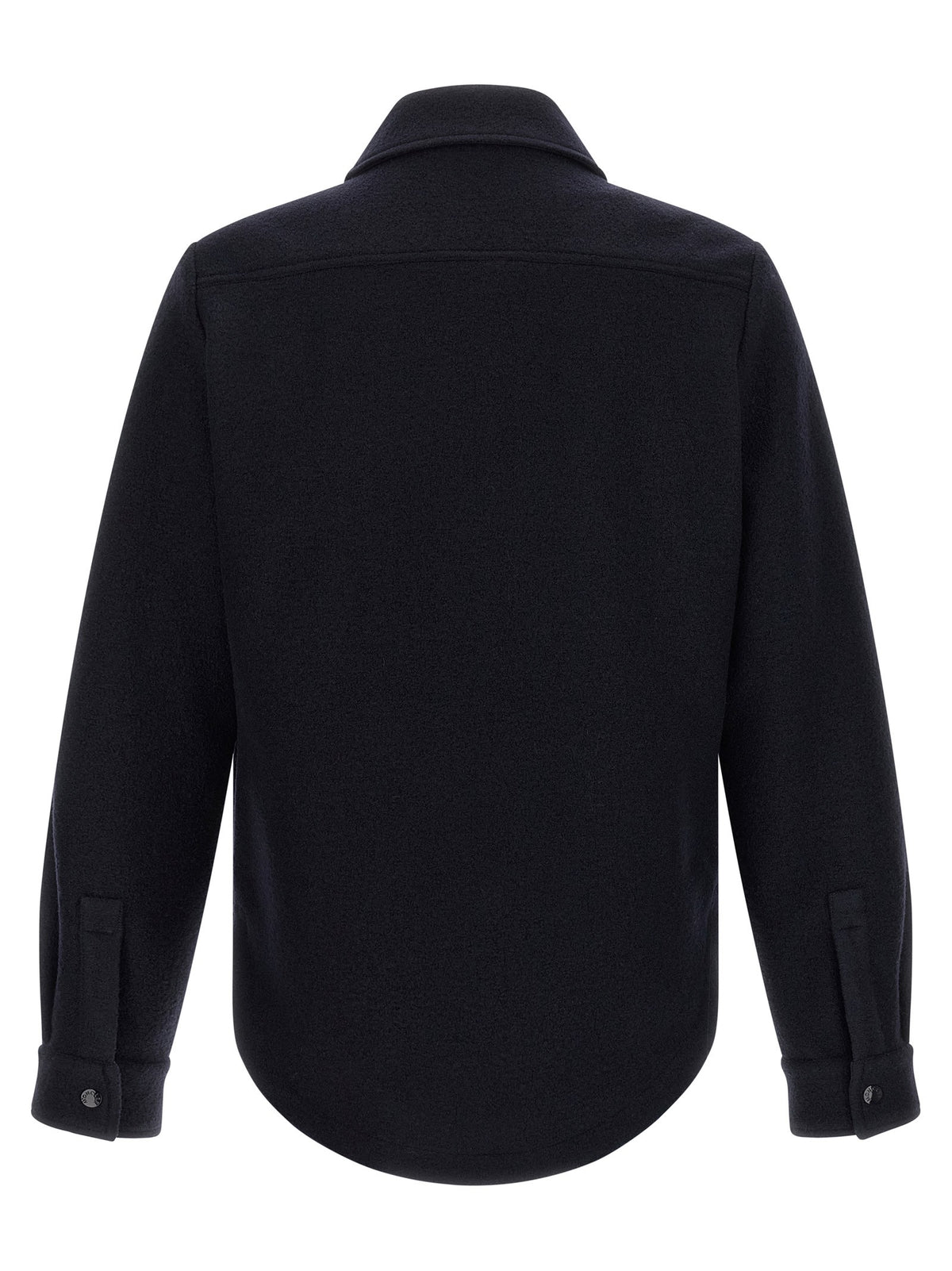 Moncler Wool Overshirt Blue, view 2