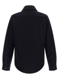 Moncler Wool Overshirt Blue, view 2