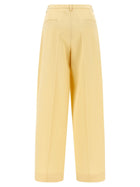 Jil Sander Wool Pants Pences Yellow, view 2
