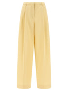 Jil Sander Wool Pants Pences Yellow