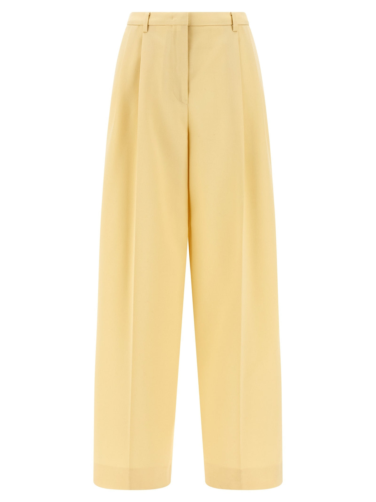 Jil Sander Wool Pants Pences Yellow