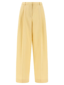 Jil Sander Wool Pants Pences Yellow