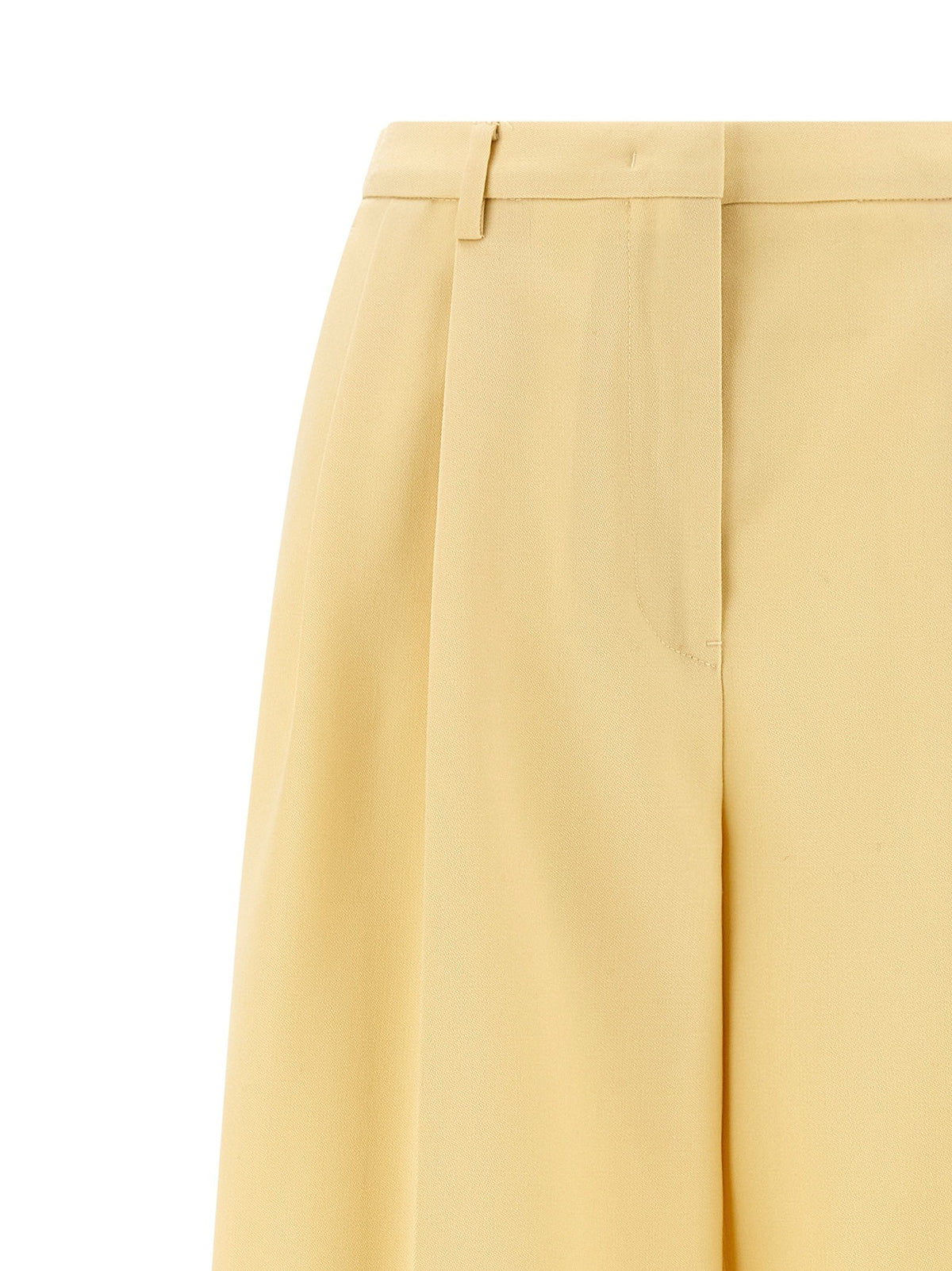 Jil Sander Wool Pants Pences Yellow