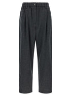 Brunello Cucinelli Wool Pants Grey