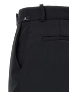 Elisabetta Franchi Wool Pants Black, view 4