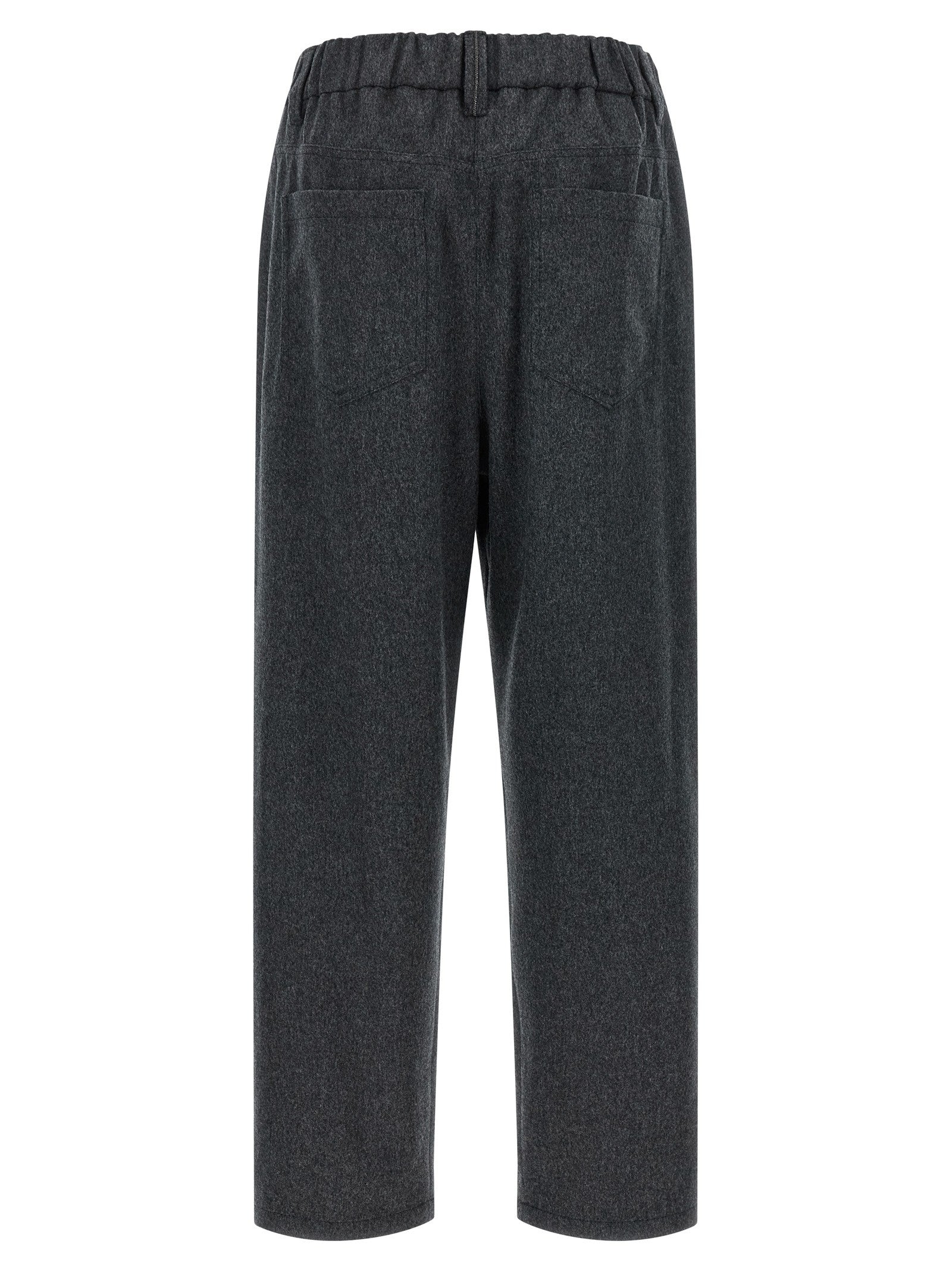 Brunello Cucinelli Wool Pants Grey