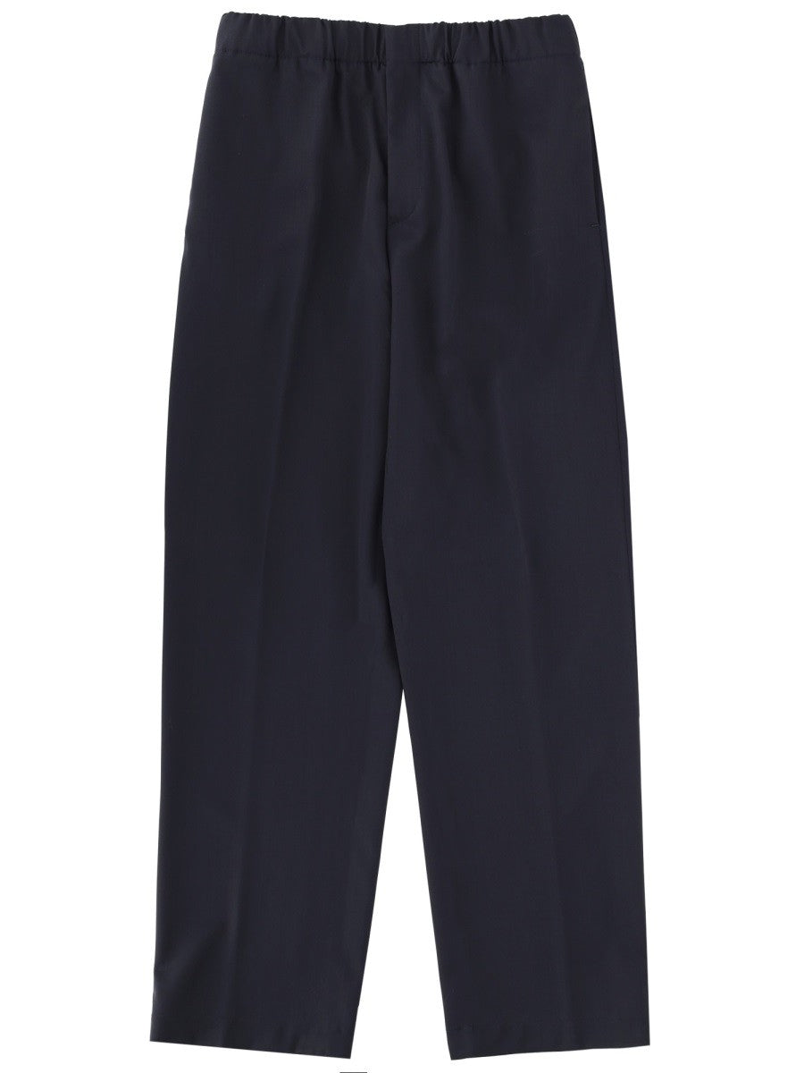 Lardini Men's Wool Pants Blue