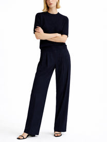 Fabiana Filippi Women's Wool Pants Blue