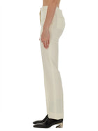 Jil Sander Women's Wool Pants Pink, view 4