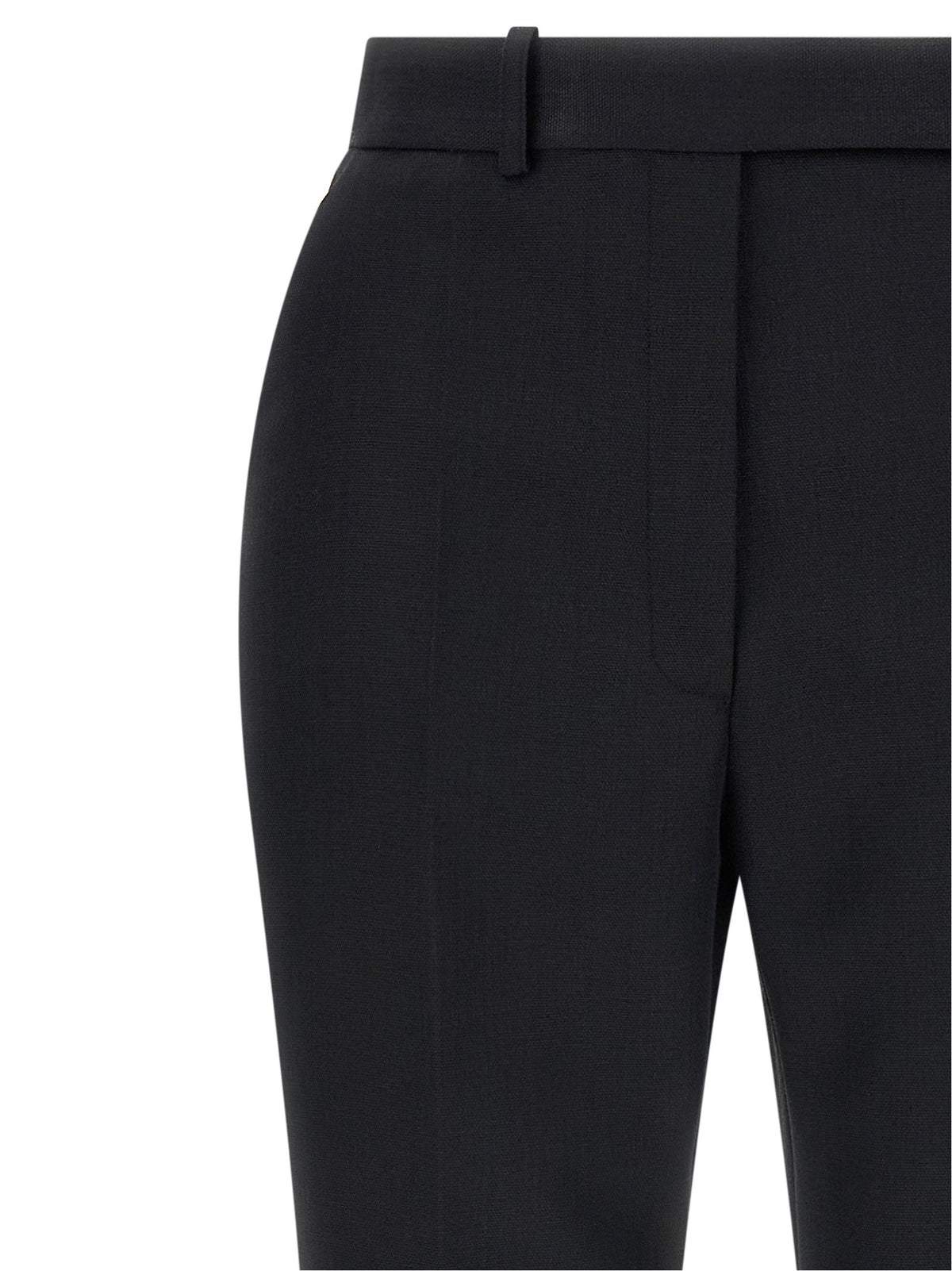 Elisabetta Franchi Wool Pants Black