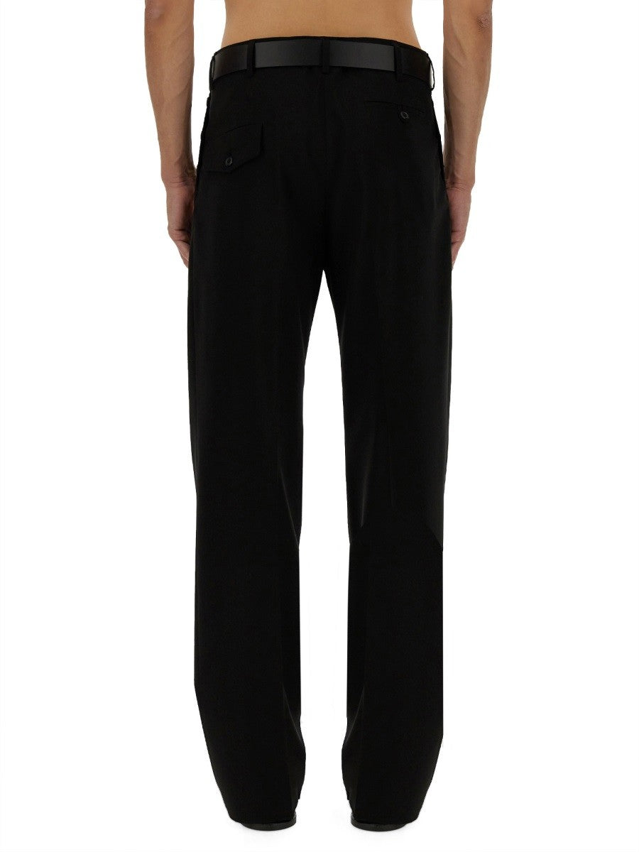 Moschino Men's Wool Pants Black