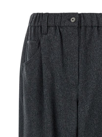 Brunello Cucinelli Wool Pants Grey