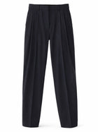Fabiana Filippi Women's Wool Pants Blue
