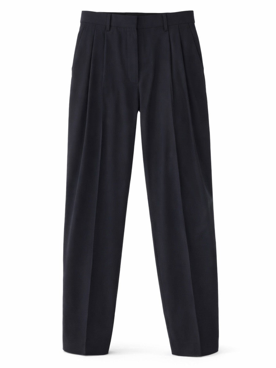Fabiana Filippi Women's Wool Pants Blue
