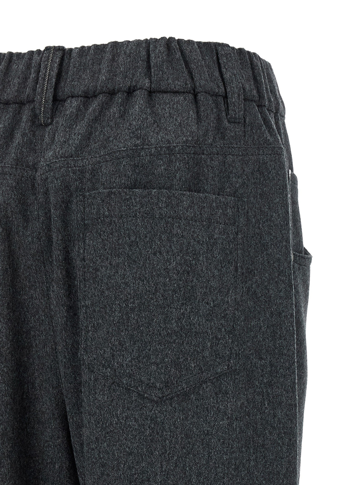 Brunello Cucinelli Wool Pants Grey, view 4
