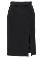 Dolce &amp; Gabbana Wool Pencil Skirt Black