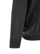 Kiton Wool Polo Shirt Microns Grey, view 4