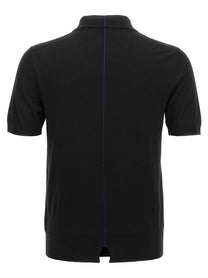 Burberry Wool Polo Shirt Black