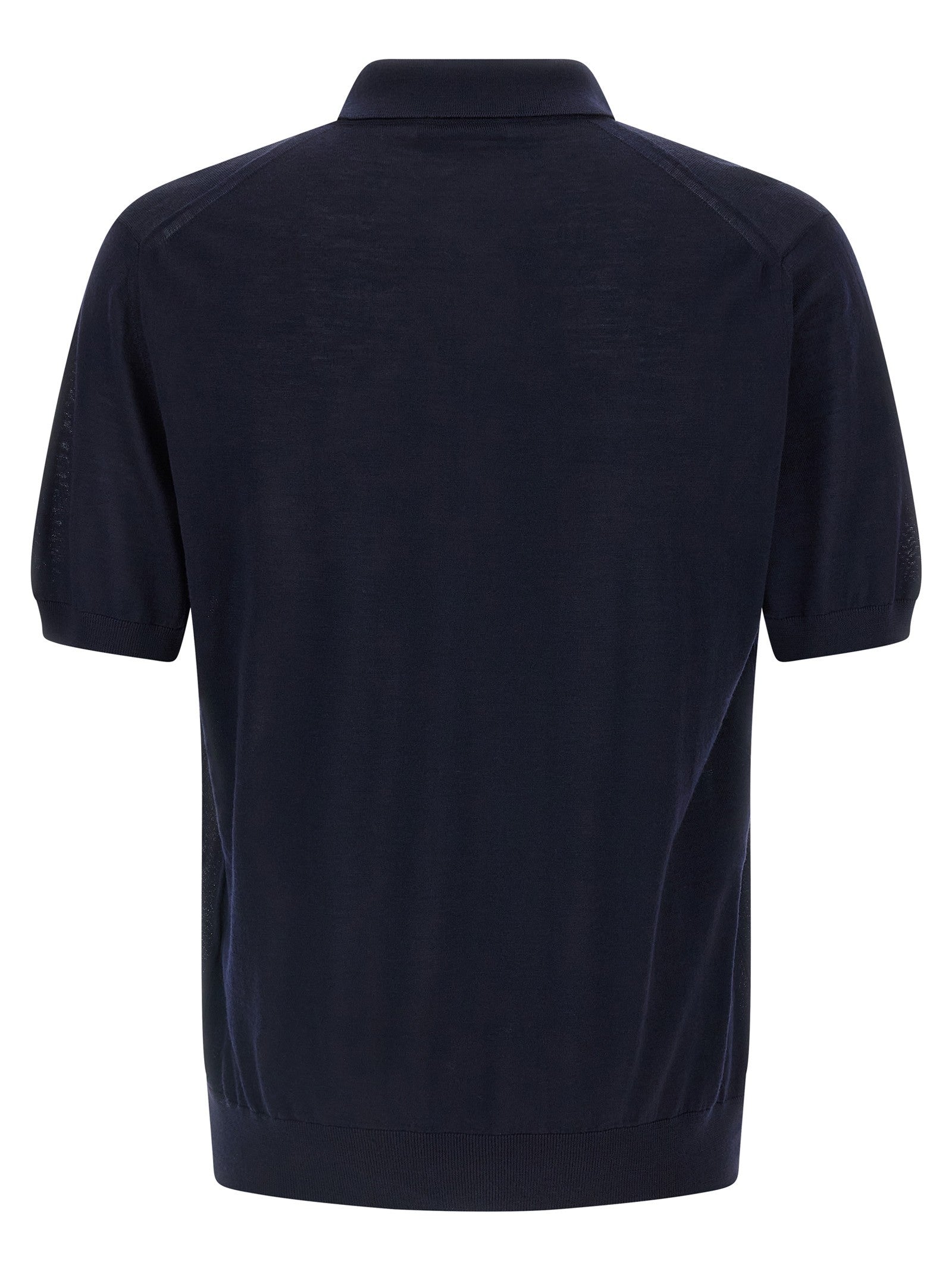 PRADA Wool Polo Shirt Blue