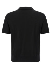 Dsquared2 Wool Polo Shirt Black