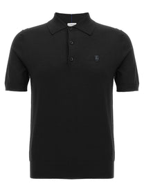 Burberry Wool Polo Shirt Black