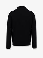 Kiton Men's Wool Polo Shirt Black, view 2
