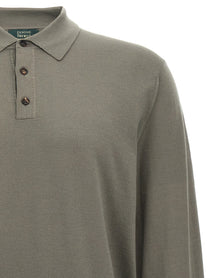 Zanone Wool Polo Shirt Grey