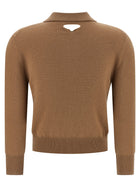 PRADA Wool Polo Shirt Beige, view 2