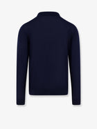 Kiton Men's Wool Polo Shirt Blue, view 2