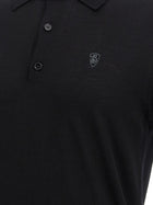Burberry Wool Polo Shirt Black, view 4