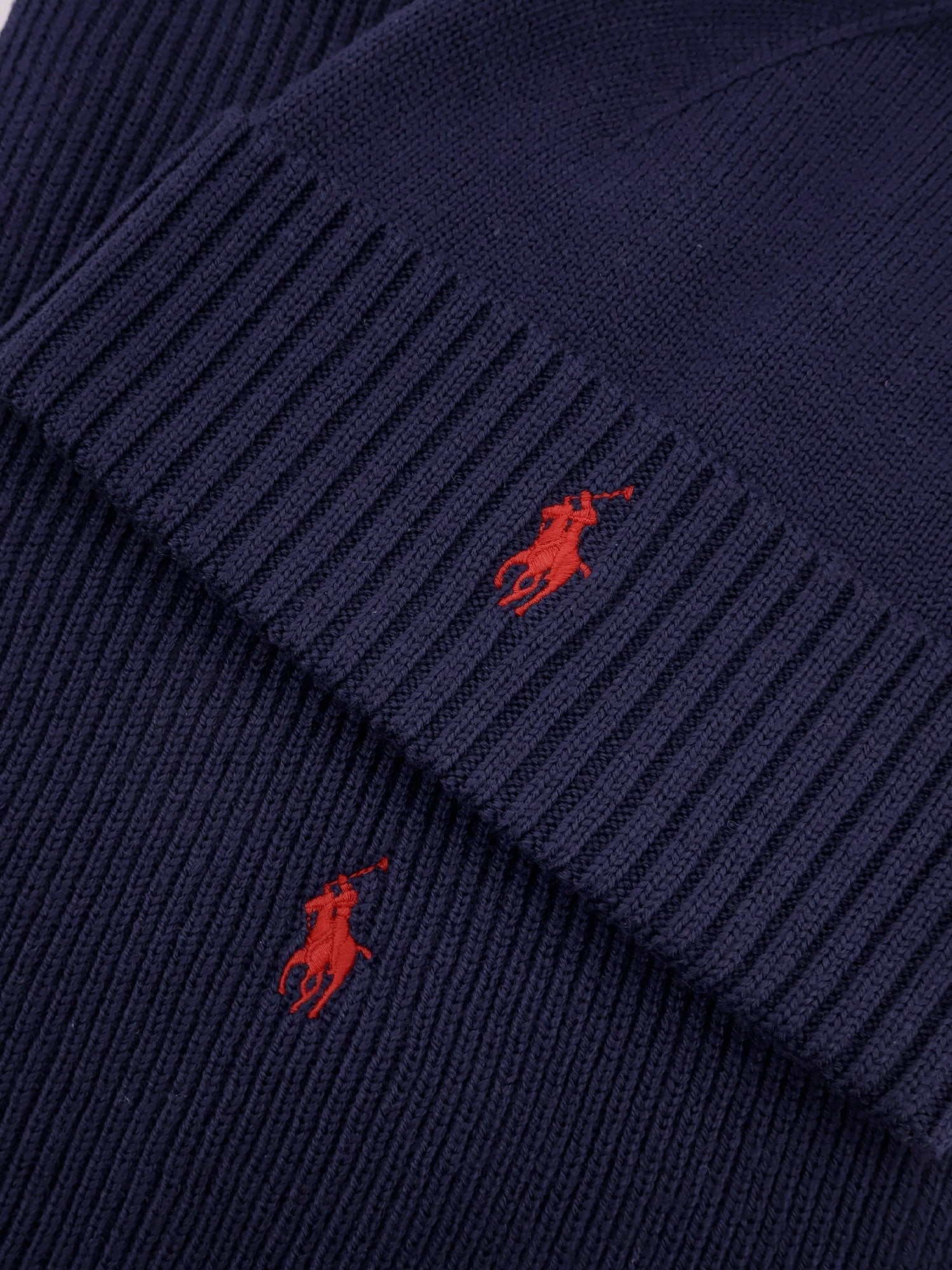 Polo Ralph Lauren Men's Wool Scarf Hat Box Blue
