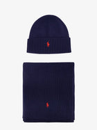Polo Ralph Lauren Men's Wool Scarf Hat Box Blue
