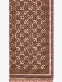 Gucci Women's Wool Scarf Brown