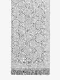 Gucci Women's Wool Scarf Grey