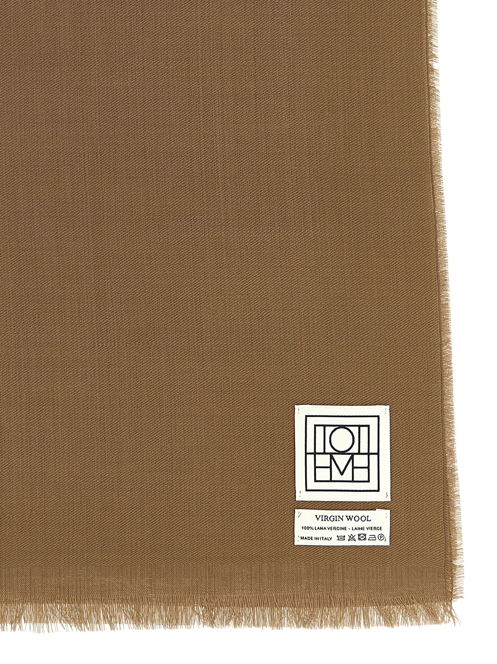 Toteme Wool Scarf Brown