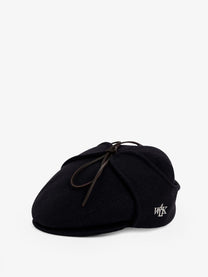 Walk In Paris Men's Wool Sherlock Flat Cap Blue