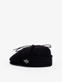 Walk In Paris Men's Wool Sherlock Flat Cap Blue, view 2