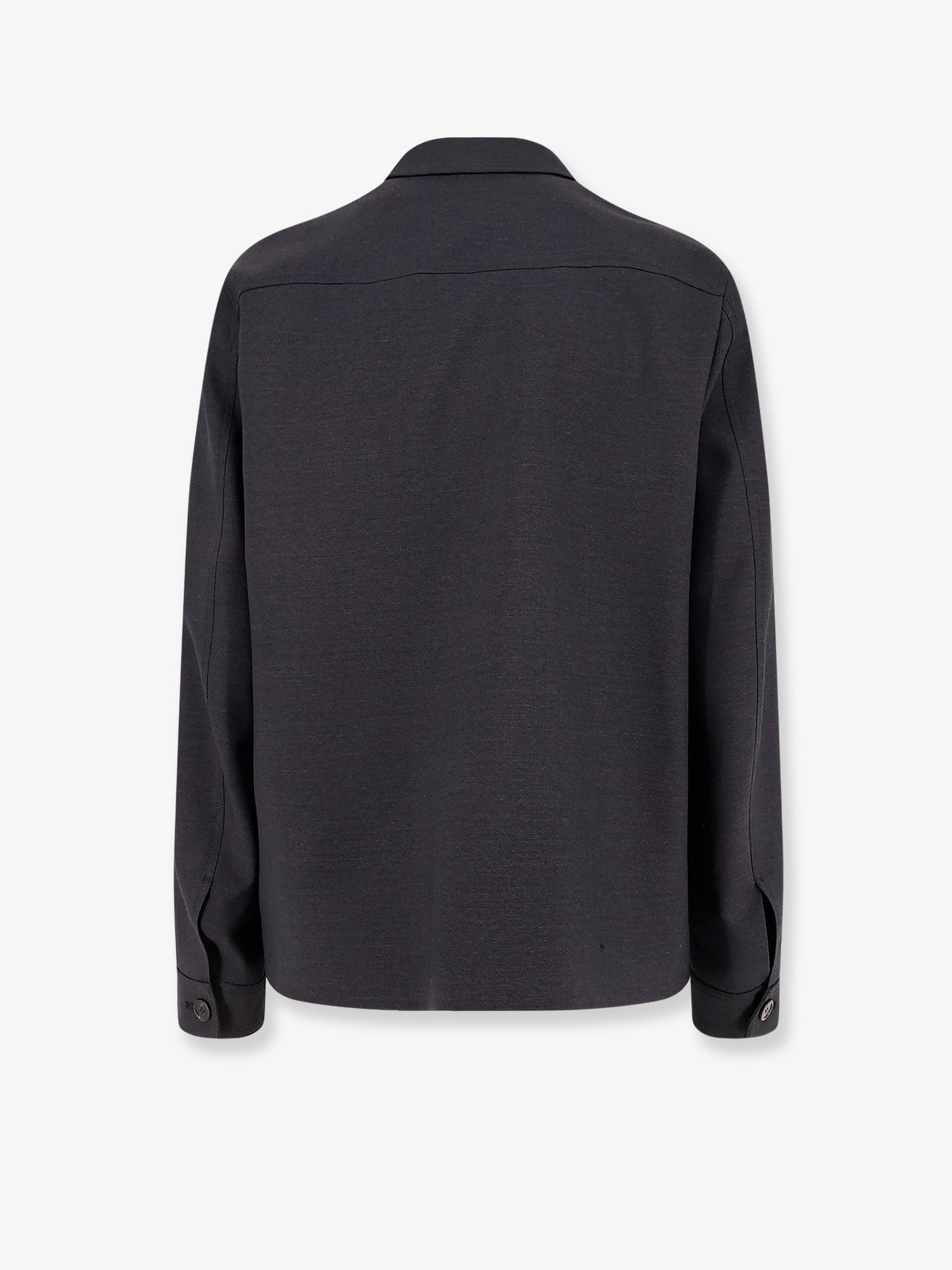 Gucci Men's Wool Shirt Jacket Grey