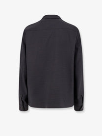 Gucci Men's Wool Shirt Jacket Grey