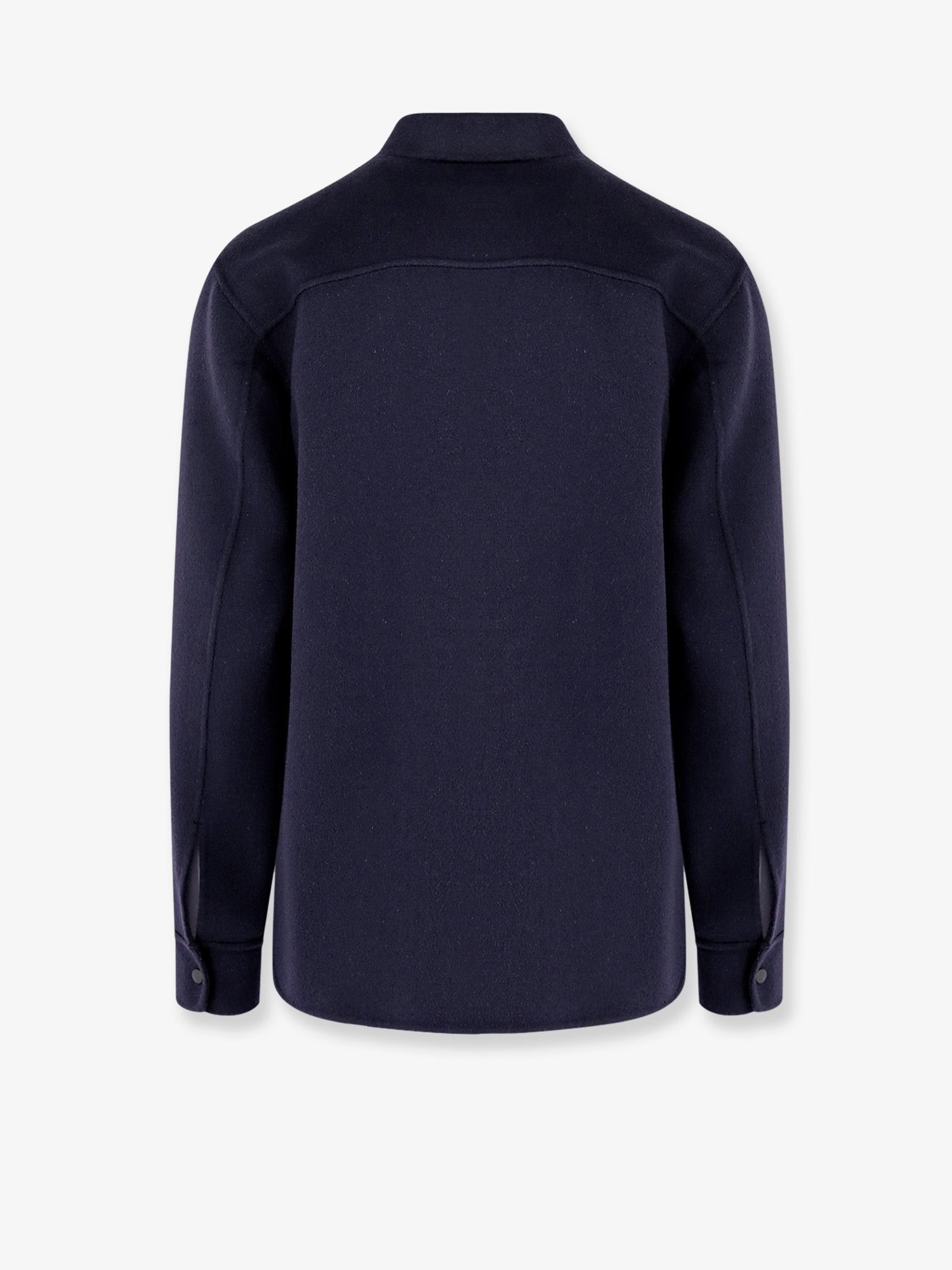 ASPESI Men's Wool Shirt Jacket Blue