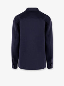 ASPESI Men's Wool Shirt Jacket Blue