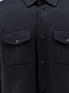 ASPESI Men's Wool Shirt Jacket Blue, view 3