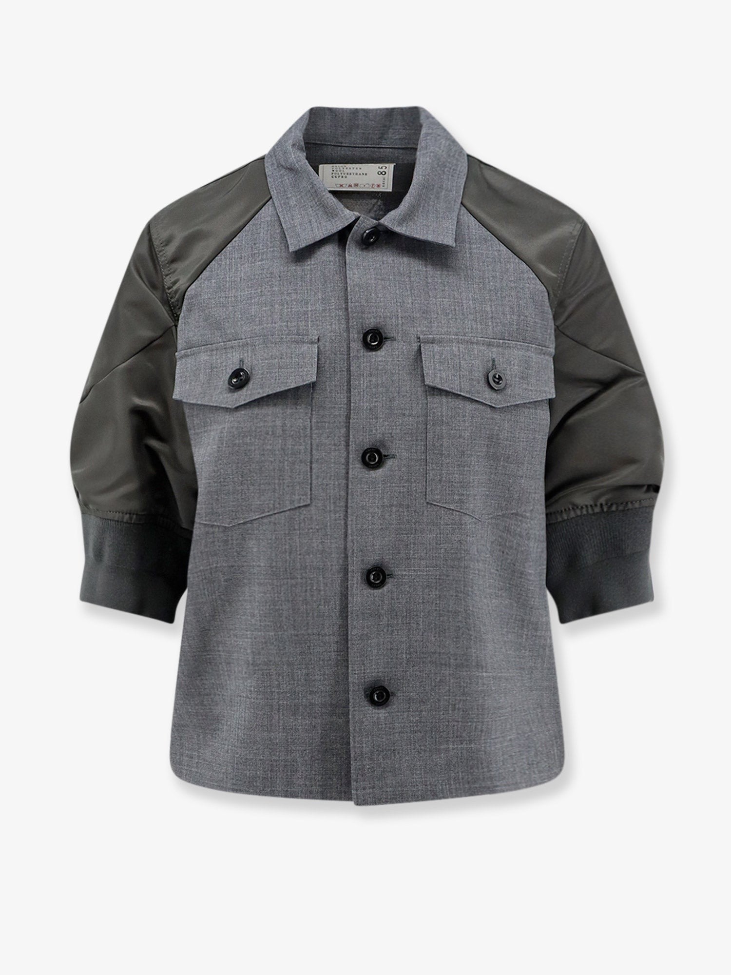 Sacai Women's Wool Shirt Grey