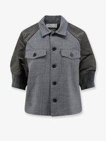 Sacai Women's Wool Shirt Grey